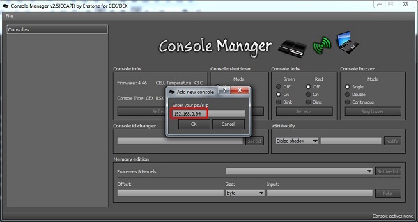 console manager ps3
