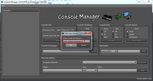 console manager ps3